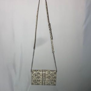 Michael Kors snake skin side bag